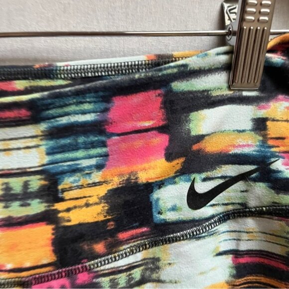 Nike Dri Fit Multicolor running workout yoga leggings Sz S - Picture 4 of 11